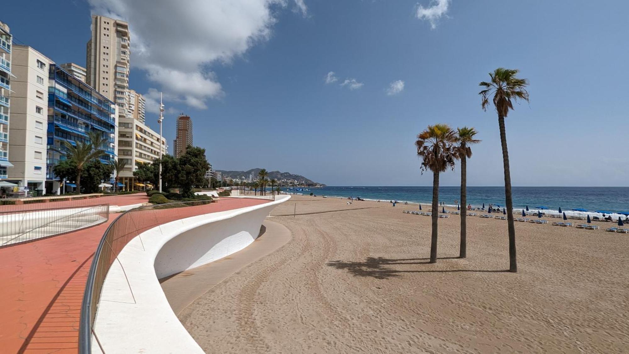 Pintor Sorolla Sea Front Apartment 貝尼多姆 外观 照片