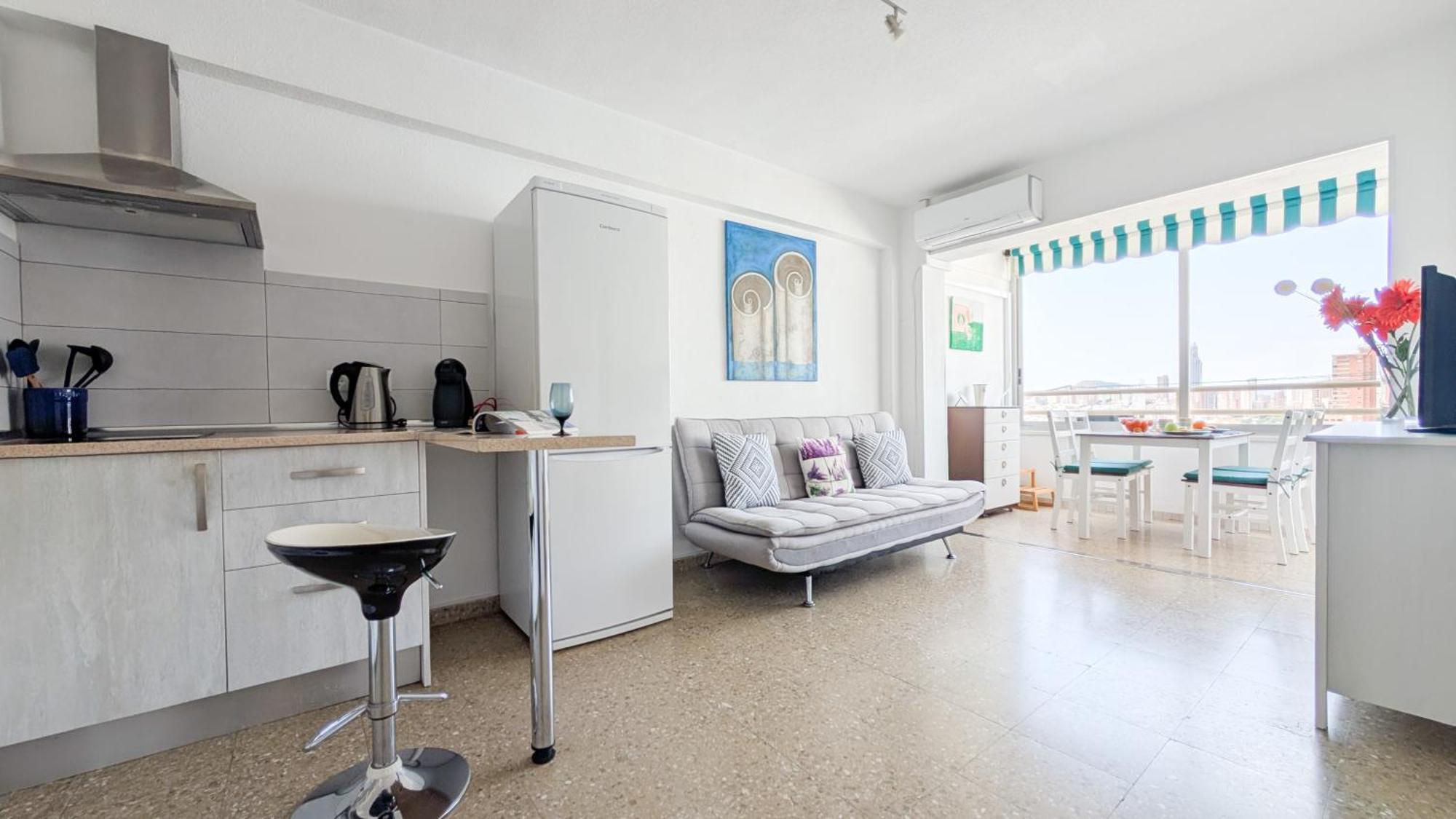 Pintor Sorolla Sea Front Apartment 貝尼多姆 外观 照片