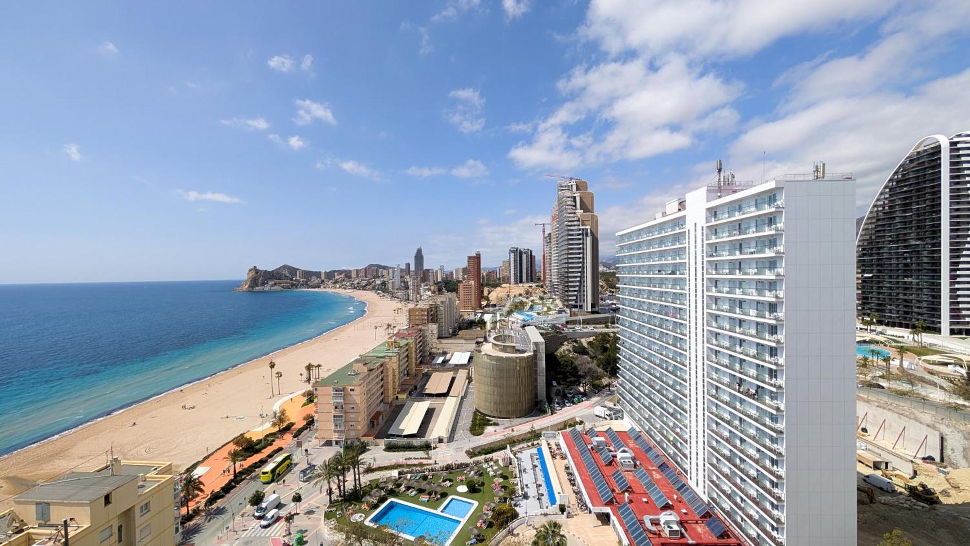 Pintor Sorolla Sea Front Apartment 貝尼多姆 外观 照片