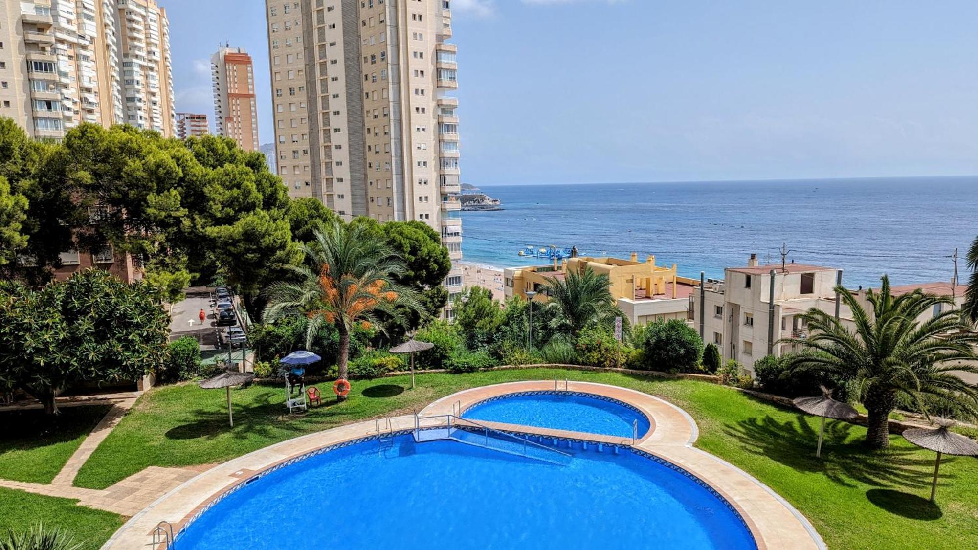 Pintor Sorolla Sea Front Apartment 貝尼多姆 外观 照片